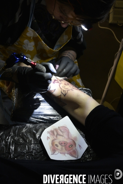 Le salon de tatouage et piercing AENIMA organise un évenement au profit de l association One Voice qui défend les animaux.  Animals rights