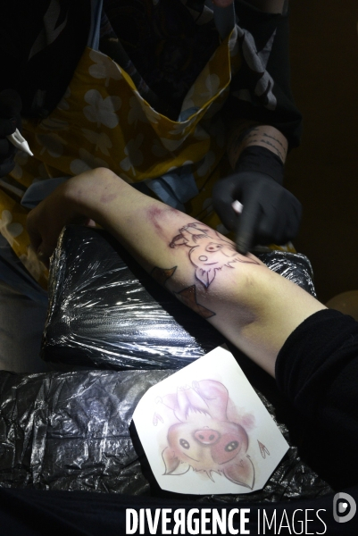 Le salon de tatouage et piercing AENIMA organise un évenement au profit de l association One Voice qui défend les animaux.  Animals rights
