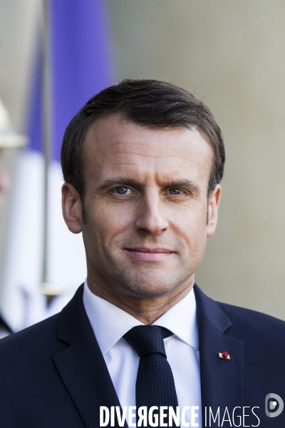 Emmanuel MACRON reçoit XI Jinping à l Elysée.