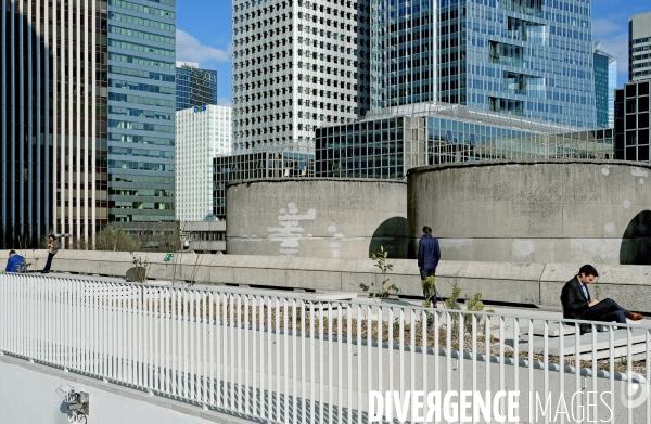 Illustration mars 2019.Lost in la Défense