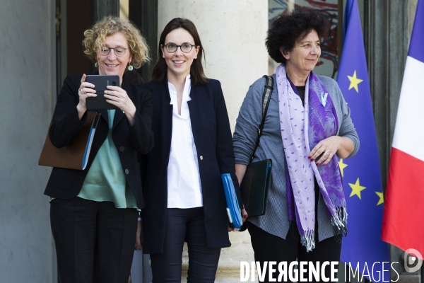 Conseil des ministres après le mini remaniement du 31 mars 2019.