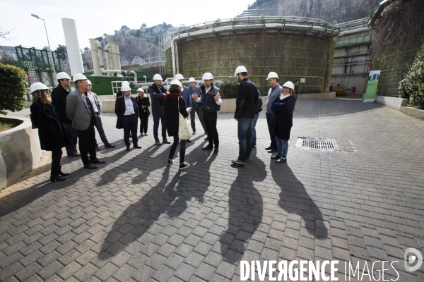 Inauguration de l usine de biométhane de la station d épuration Géolide de Marseille