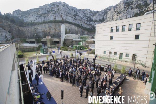 Inauguration de l usine de biométhane de la station d épuration Géolide de Marseille