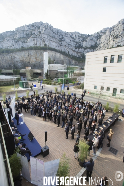 Inauguration de l usine de biométhane de la station d épuration Géolide de Marseille