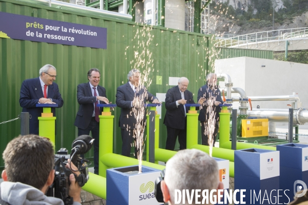 Inauguration de l usine de biométhane de la station d épuration Géolide de Marseille