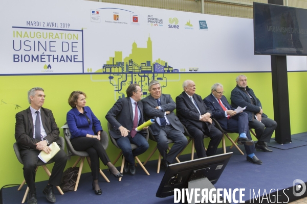 Inauguration de l usine de biométhane de la station d épuration Géolide de Marseille