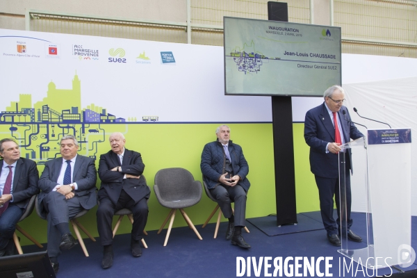 Inauguration de l usine de biométhane de la station d épuration Géolide de Marseille