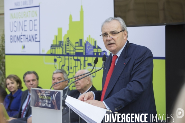 Inauguration de l usine de biométhane de la station d épuration Géolide de Marseille