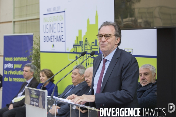 Inauguration de l usine de biométhane de la station d épuration Géolide de Marseille