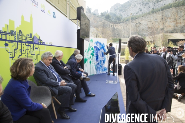 Inauguration de l usine de biométhane de la station d épuration Géolide de Marseille