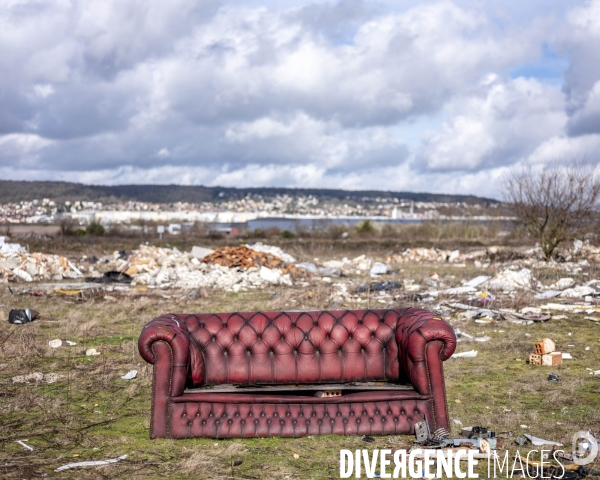 Dépôt sauvage de déchets