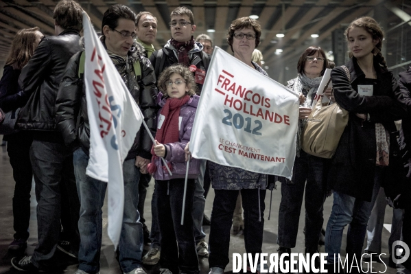 Un meeting de Francois Hollande : Lille J-5