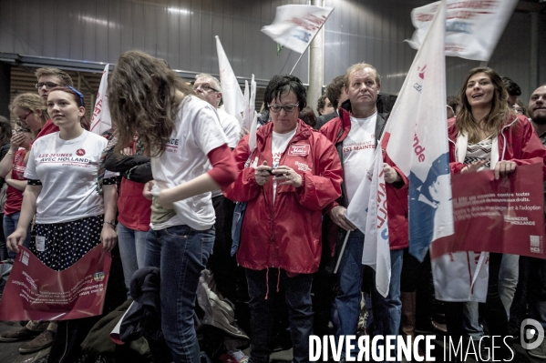 Un meeting de Francois Hollande : Lille J-5