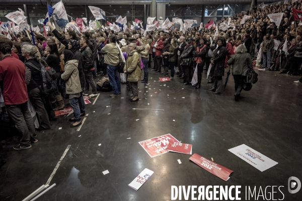 Un meeting de Francois Hollande : Lille J-5