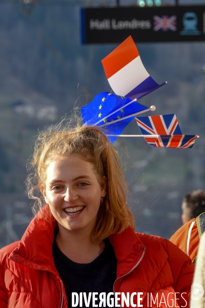 Le dernier Eurostar des neiges avant le Brexit  Bourg-Saint-Maurice dit au revoir aux skieurs anglais