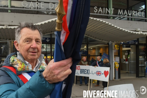 Le dernier Eurostar des neiges avant le Brexit  Bourg-Saint-Maurice dit au revoir aux skieurs anglais