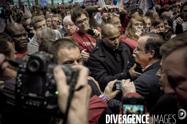Un meeting de Francois Hollande : Lille J-5