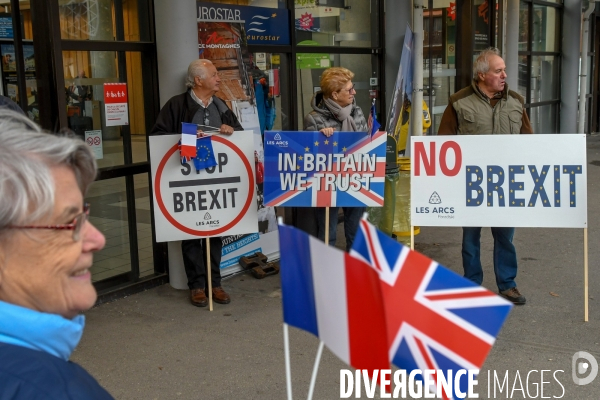 Le dernier Eurostar des neiges avant le Brexit  Bourg-Saint-Maurice dit au revoir aux skieurs anglais