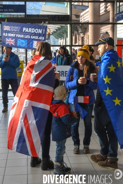 Le dernier Eurostar des neiges avant le Brexit  Bourg-Saint-Maurice dit au revoir aux skieurs anglais