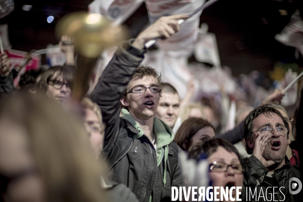 Un meeting de Francois Hollande : Lille J-5