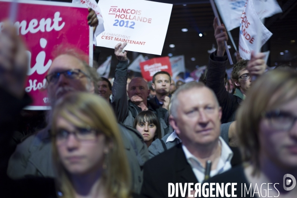 Un meeting de Francois Hollande : Lille J-5