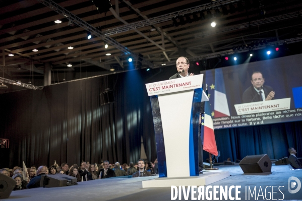 Un meeting de Francois Hollande : Lille J-5
