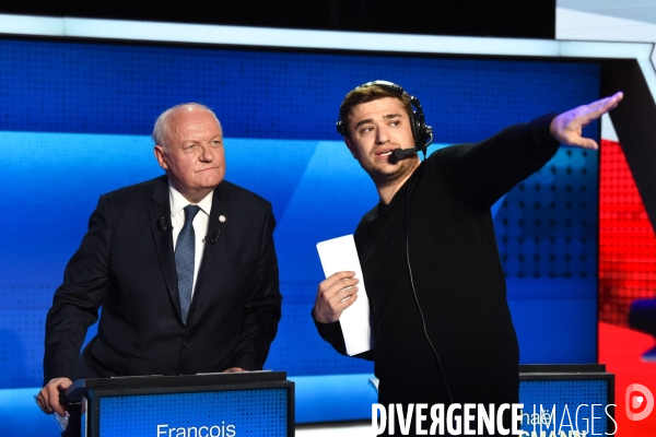 Sur le plateau de L Emission politique. Elections européennes.