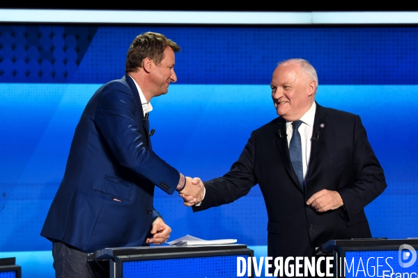 Sur le plateau de L Emission politique. Elections européennes.