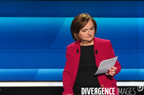 Sur le plateau de L Emission politique. Elections européennes.