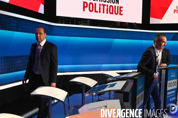 Sur le plateau de L Emission politique. Elections européennes.