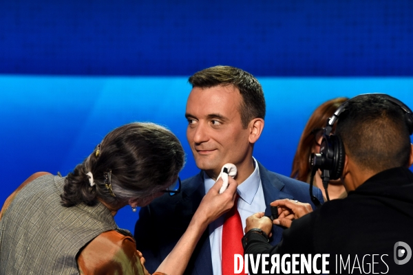 Sur le plateau de L Emission politique. Elections européennes.