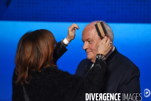 Sur le plateau de L Emission politique. Elections européennes.