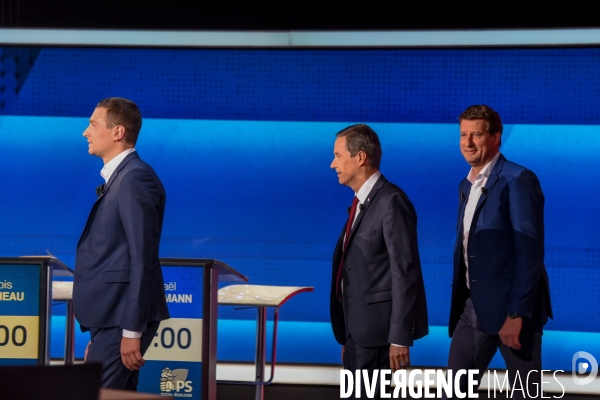 Sur le plateau de L Emission politique. Elections européennes.