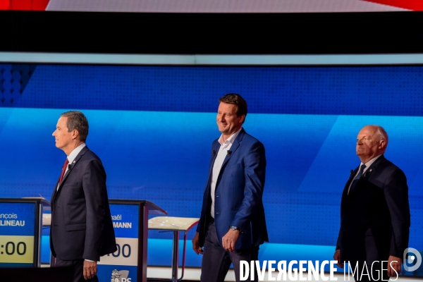 Sur le plateau de L Emission politique. Elections européennes.