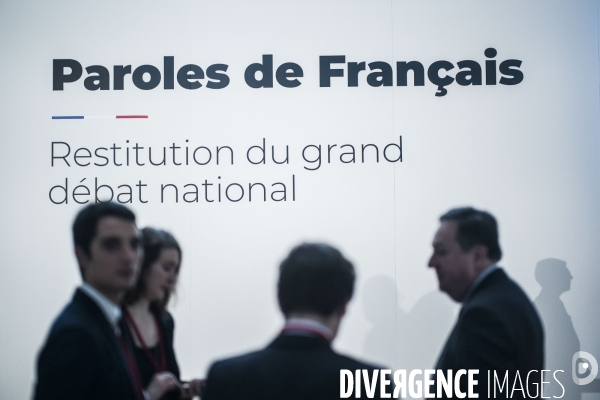 Restitution du grand débat national