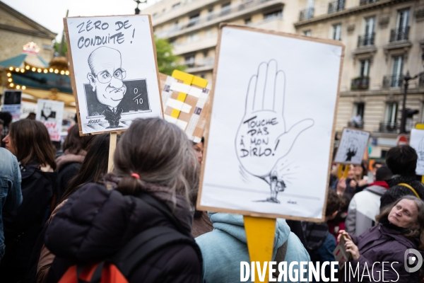 Manifestation contre la loi Blanquer