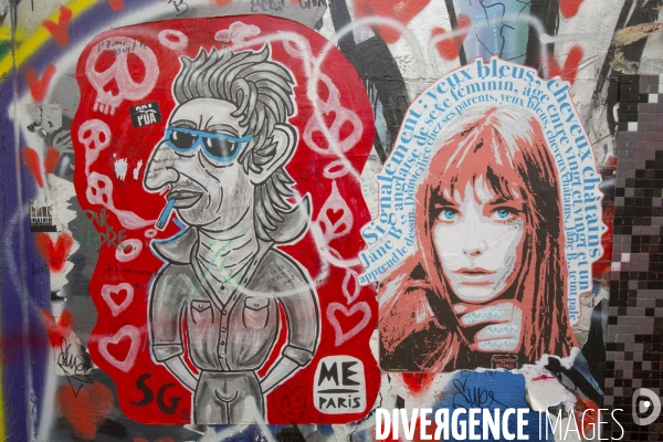 Hommage a serge et jane rue de verneuil