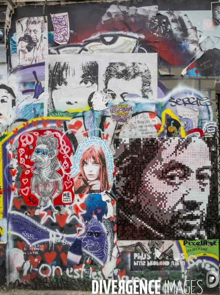 Hommage a serge et jane rue de verneuil