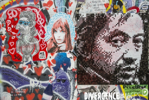 Hommage a serge et jane rue de verneuil