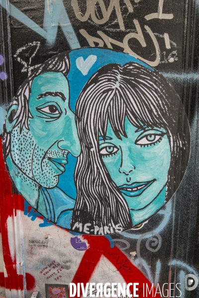 Hommage a serge et jane rue de verneuil