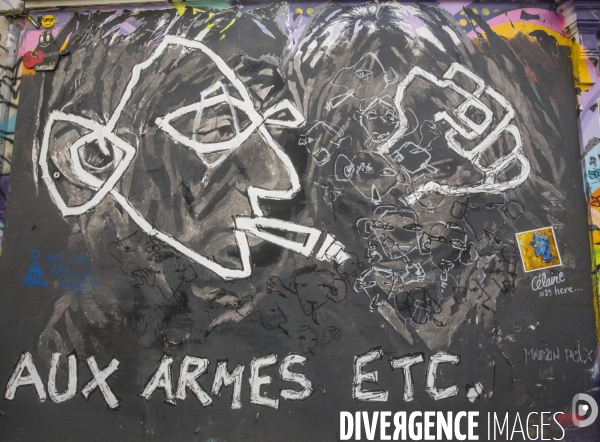 Hommage a serge et jane rue de verneuil
