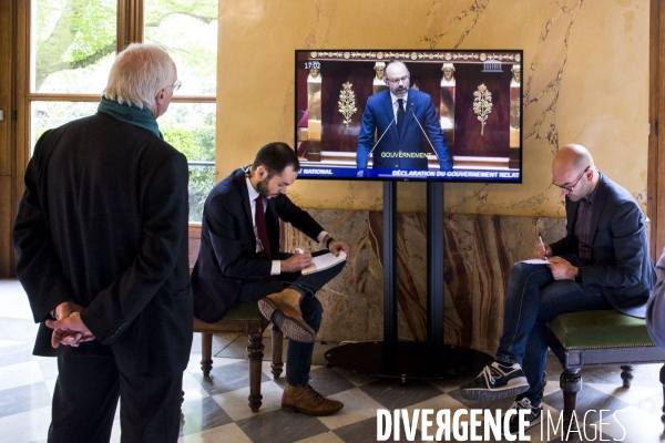 Discours du Premier ministre Edouard PHILIPPE après les questions au gouvernement à l assemblée nationale.