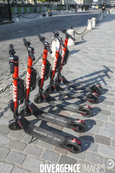 Uber lance ses trottinettes jump a paris