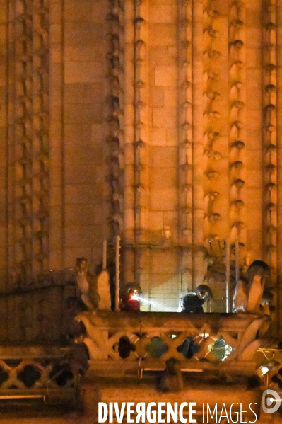 Incendie à Notre-Dame de Paris.