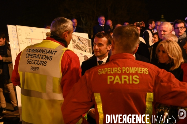 Incendie à Notre-Dame de Paris.