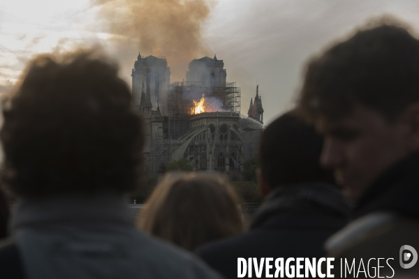 Notre-Dame en feu