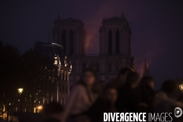 Notre-Dame en feu