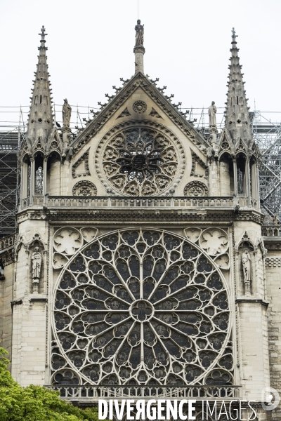 Notre-Dame de Paris, le jour d après l incendie.