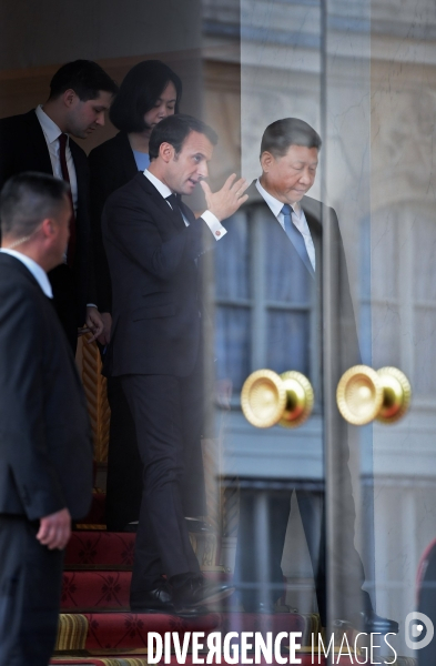 Emmanuel Macron reçoit XI Jinping