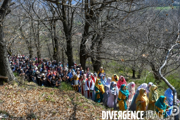 Chemin de croix à Burzet